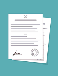 Illustration de documents officiels